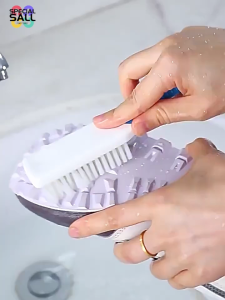 Multi-functional Soft-bristle Laundry Brush Non-shedding Cleaning Brush Soft-bristle Shoe Brush