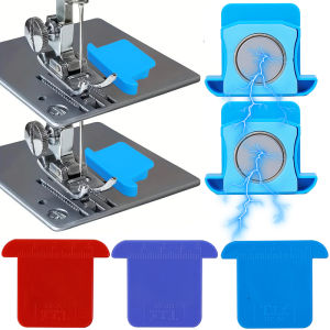 Universal Magnetic Seam Guide Magnetic Gauge Edge Positioner Home Industrial Sewing Machine Presser Foot Hemming Guide Sewing Machine Accessories