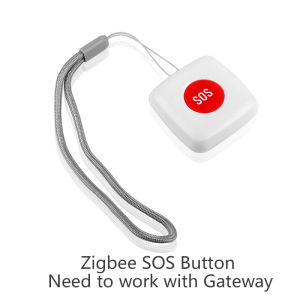 ALARMEST TUYA ZigBee SOS Button Sensor Alarm Elderly Emergency Help Alarm Switch Work with Tuya Zigbee Hub Smartlife App