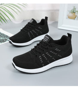 Casual Ladies Sport Shoes Outdoor Breathable Sneakers Kasut Wanita Anti-Slip Regular Fit