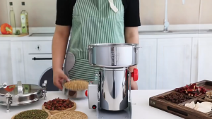 Máy xay tam thất xay bột khô đa năng siêu mịn 1000A xay ngũ cốc dược liệu gia vị
