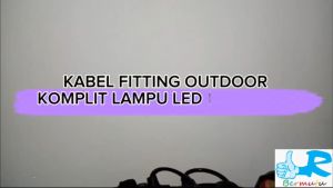 KOMPLIT 10M 20 LED Kabel Fitting Gantung CAFE & LAMPU TAMAN LED Outdoor E27