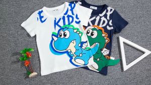 เสื้อยืดแขนสั้นเด็ก BE TOP ผ้าฝ้าย100% เหมาะกับหน้าร้อน ผ้าระบายอากาศดี ไม่อับชื้น สีขาว เสื้อเที่ยวเด็ก (พร้อมส่งในไทย)