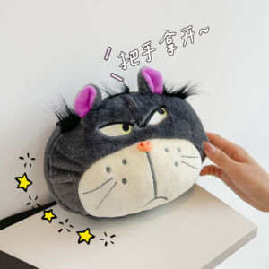 Christmas Gifts: Disney Lucifer Cat Plush Bag & Kawaii Anime Storage Bag