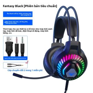 AULA MOJING Wolf Spider S602 | Tai Nghe Gaming Có Dây Âm Thanh Sống Động Mic Đàm Thoại Rõ Ràng