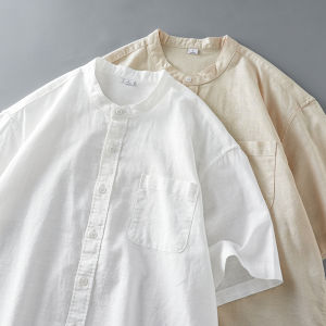 DUKEEN | Áo Sơ Mi Phong Cách Trung Quốc Mới Thoáng Khí Từ Vải Linen