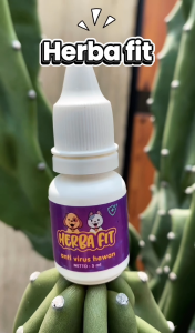 HERBA FIT Obat Flu Batuk Demam Anabul Kucing Anjing Kemasan 5ml