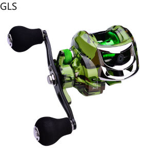 EVA Handle 7.2:1 Gear Ratio Baitcasting Reel 10KG Max Drag 18+1 Ball Magnetic Braking System Bearings Fishing Reel
