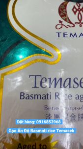 Gạo Ấn Độ Basmati Temasek Gold 5kg cho người tiểu đường
