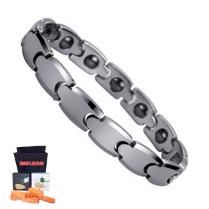 Tungsten Gold Magnet Bracelet Radiation-Proof Trendy Men and Teenagers Simple Jewelry Japan and South Korea Stylish Student Bracelet Ornament Gift