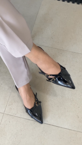 LAMELIKA Kara Mules Sandal Wanita Heels 3 Cm Anti Slip