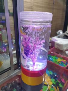 AQUARIUM MINI CANTIK PENGHIAS MEJA KERJA KANTOR KASIR DAYA 1WAT  CUKUP PAKE CHARGER USB