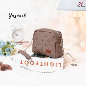 TAS SELEMPANG YASMINE by BIRU TSABITA TALI RANTAI