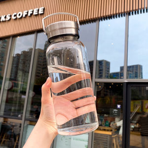 Tea Water Separation Glass Mens and Womens High Temperature Resistant Large Capacity 1000ml Water Cup High-End Tea Brewing Scale Water Bottle Pot