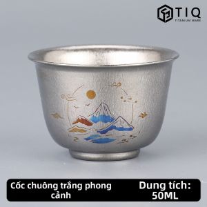XINLONGTANG | Tách Uống Phong Cách Trung Quốc Mới Từ Titanium Sắt Nguyên Chất Cao Cấp