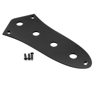 Musiclily Pro Steel 4-Hole Jazz Bass Control Plate for JB Style Electric Bass