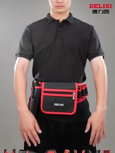 **รุ่น DHGDCN102** DELIXI กระเป๋าเครื่องมือช่างพกพา แบบคาดเอว มีช่องใส่สว่าน กันน้ำได้ กระเป๋าเก็บเครื่องมือ กล่องเก็บเครื่องมือ เก็บเครื่องมือ