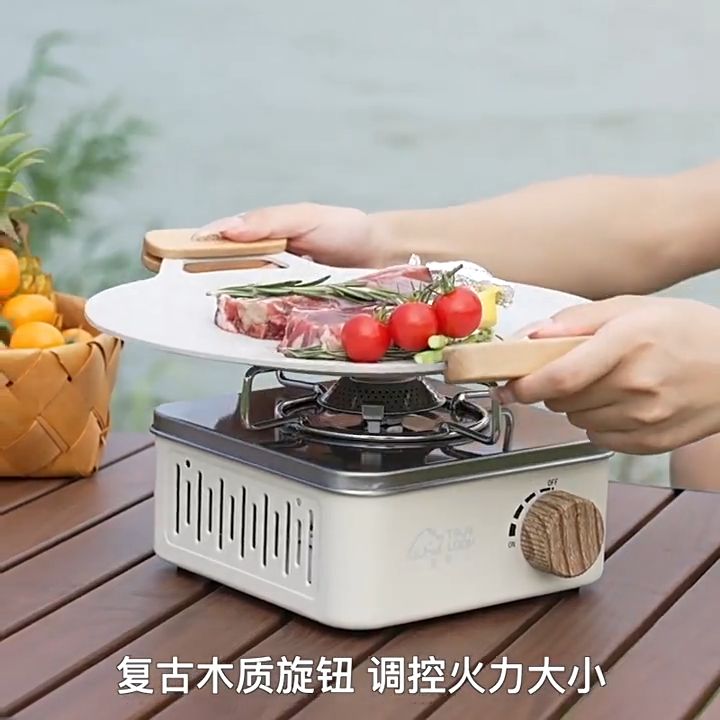 LUCK 2800W Portable Camping Stove Gas Stove For Outdoor Mini Gas Stove  Butane Camping Type Gas Stove Burner Heavy Duty Cassette Stove Ultralight 