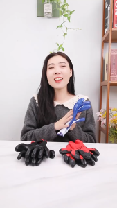 เตรียมจัดส่งถุงมือ ถุงมือไนล่อน เคลือบ ปู่ สีดํา แบ่งขาย 1 คู่ 1 แพ็ค