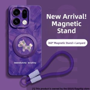 GGUU | Magnetic Phone Case With Lanyard And Stand Full Protection