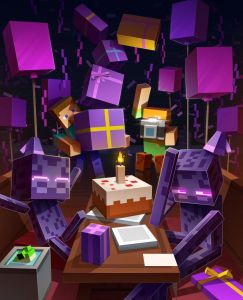 Bandai | Bộ Tranh Kim Cương Chủ Đề Minecraft - Bộ Dụng Cụ Thủ Công Khảm Tranh Sáng Tạo Tự Làm Dán Đầy Đủ Đồ Trang Trí Nhà Cửa Tác Phẩm Nghệ Thuật Món Quà Lý Tưởng Cho Ngày Lễ
