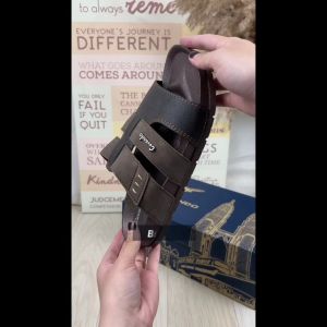 Cavando Sandal Lelaki CMH5307/CMH5308 Warna Hitam/Coklat - Mens Sandal Black/Brown