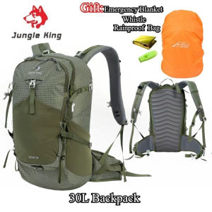 Mountainhiker | JUNGLE KING New CY6601 Large Capacity Hiking Bag 30L Ultralight for Men Women Trail Running Camping Backpack Nylon Bag 5 Colors