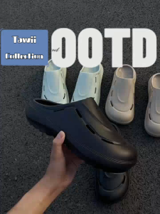 Tawii. sandals for men Anti-Slip clogs for men outdoor Beach Sandals EVA men slippers Thick sole 4cm slides