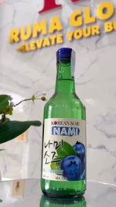 Rượu Soju Hàn Quốc Nami Blueberry (vị việt quất) 360ml chính hãng