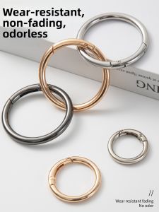 DIY Metal Spring Keychain Connector Zinc Alloy