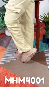 Hello  รองเท้าแตะ แบบสวม รุ่น MHM4001 พื้นหนานุ่ม ใส่สบายเท้า พื้นสูง 7 CM. ยาง EVA กันลื่น แฟชั่นผู้หญิง รองเท้าเเตะ รองเท้าสวม