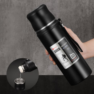 Stainless Steel Thermos Tumbler Leakproof Sports bottle Insulated Cups Tea Coffee Water Bottles Outdoor Travel Thermal Cups