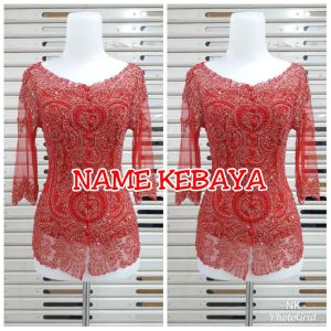 atasan kebaya pesta kebaya murah kebaya sabrina lengan 7/8