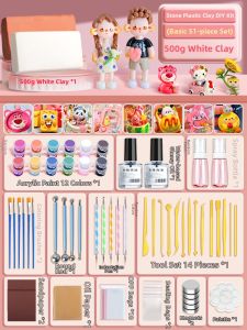 DIY Molding Air Dry Clay Kit for Children