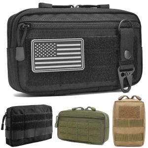กระเป๋าคาดเอว EDC Molle Tactical Pouch กระเป๋าอเนกประสงค์ขนาดกะทัดรัด กระเป๋าคาดเอว กระเป๋าแพทย์ ซองใส่โทรศัพท์ อุปกรณ์ล่าสัตว์กลางแจ้ง