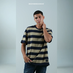 Bombboogie Kaos Pria Regular Hermo Khaki Navy 2.0 12F10B4KN