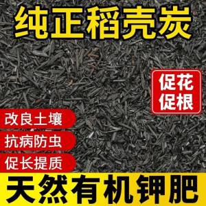 Authentic Pure Rice Hull Char Garden Fertilizer for Broccoli Compost Activated Charcoal Particle Agricultural By-Product