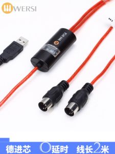 Crazy Wersi Usb To Midi Cáp Đàn Piano Điện Tử Midiport Trống Cáp Midi Midi To Type C Dây Kết Nối Nhạc Cụ