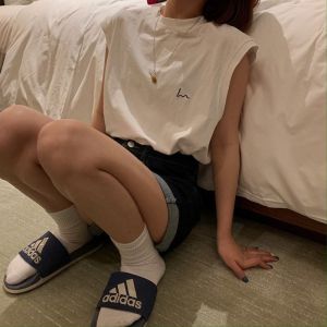 SHUQINGLAI | Vintage Design Cotton Tank Top Vest