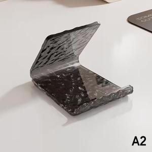 ** Hot Sale Glacial Pattern Acrylic Phone Holder Tablet Stand Minimalist Design Desktop Bedside Lazy Bracket For Watching Shows