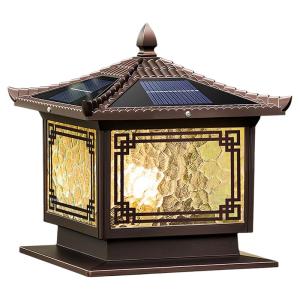 VINCAN | Solar Courtyard Pillar Light