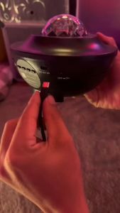 Lampu Tidur Proyektor Langit Bintang Bluetooth + Remote + Auto Off