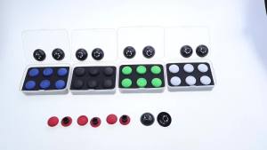 1Set Thumbstick Cap Replacement Kit For For PS4 PS5 Edge Elite Game Controller Handle High and Low Rocker Cap Thumb Grip Cover
