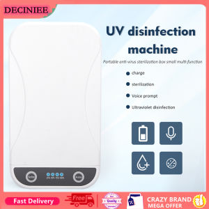 DECINIEE UV Light Sterlizer Phone Nail Tool Sterilize Machine Sanitizer Sterilizing Cleaner Box USB Lamp Sanitizer Disinfection Case