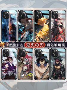 Ghost Slayer Creative Cartoon Anime Phone Case for iPhone 15 16 pro 14 13 12 11 XS Max 8X Anti-Fall Protection Se XR