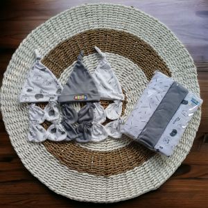 Paket Hemat Paket Aksesoris Baby Bedong Topi Dan Sartaki Arista Baby