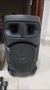 Speaker Bluetooth FLECO F-820A 8 INCH FREE MIC WIRELESS KARAOKE + REMOTE - SPEAKER KARAOKE FULL BASS LED LIGHT