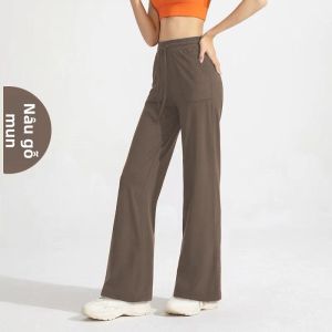 SKINOFSKIN | Quần Yoga Dáng Rộng Cao Waist Mỏng Cho Phụ Nữ