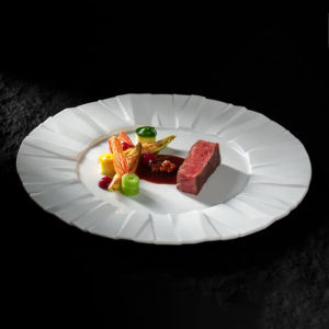 Creative Ceramic Western Dining Plate Salad Plate Pasta Plate Steak Plate Commercial Use Personalized Dishware Dish