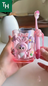 Cốc Và Bàn Chải Đánh Răng Sticker Cho Bé (TH7)